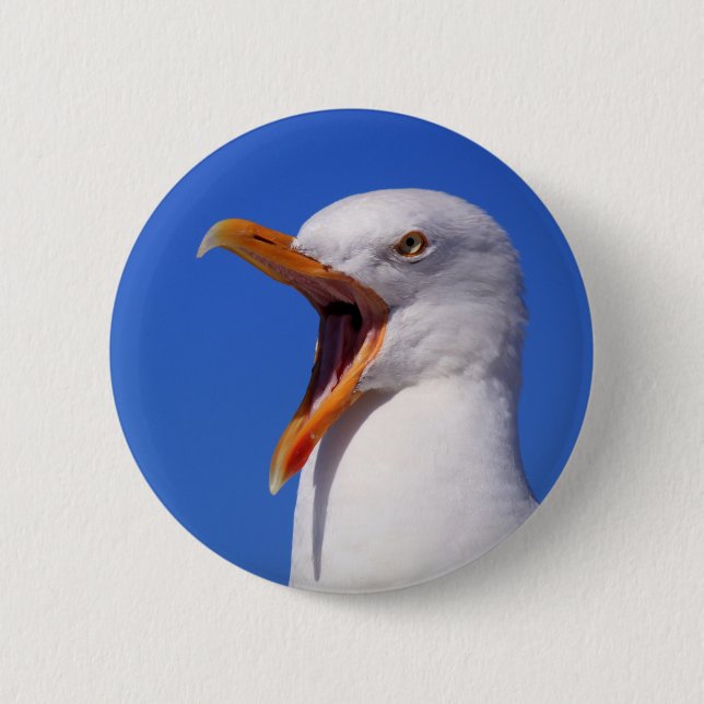 Seagull 2 Inch Round Button (Front)