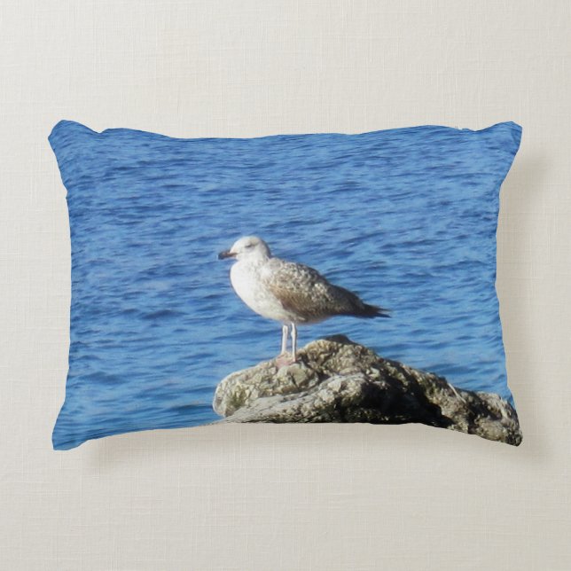 Seagull Accent Pillow (Front)