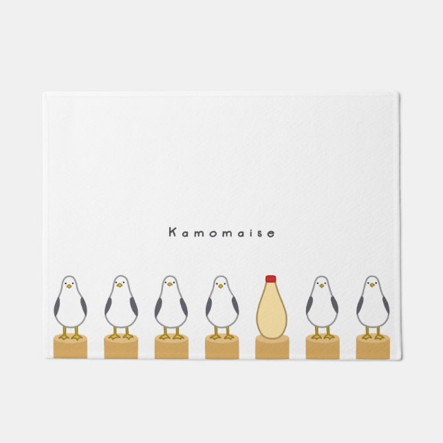 [Seagull and Mayonnaise] Seagulls and mayonnaise Doormat (Front)