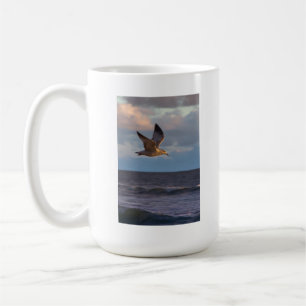 Seagull at Sunset Coffee Mug