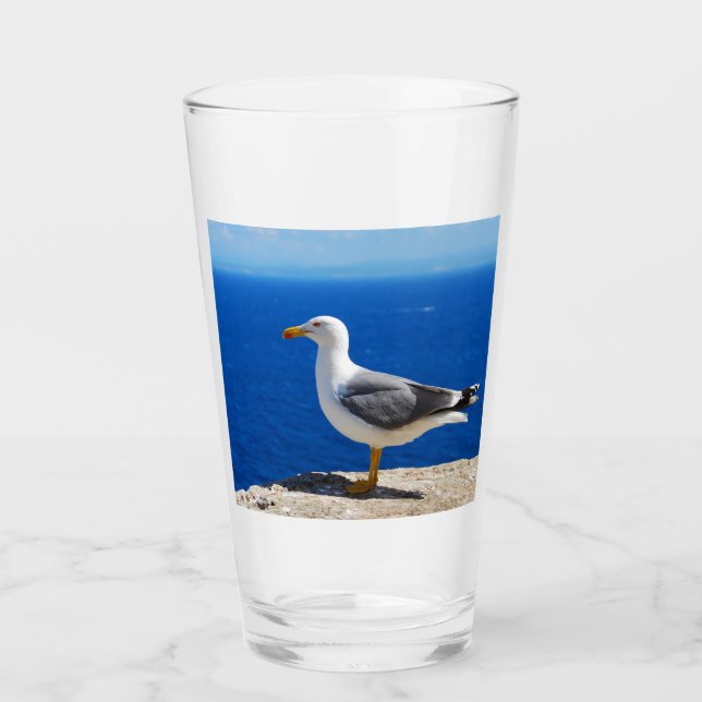 Seagull at the Beach Glass (Front)