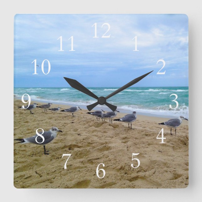 Seagull Beach Clock (Front)