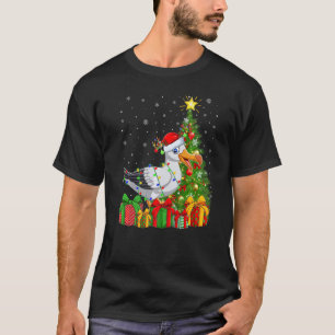 Seagull Bird Xmas Holiday Santa Seagull Christmas T-Shirt