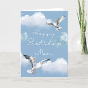 Seagull Birthday Card for Mum