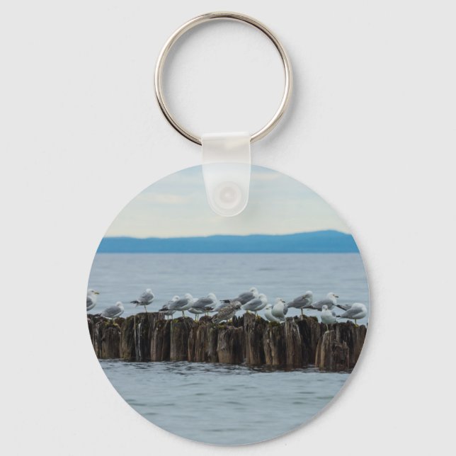 Seagull Breaktime Keychain (Front)