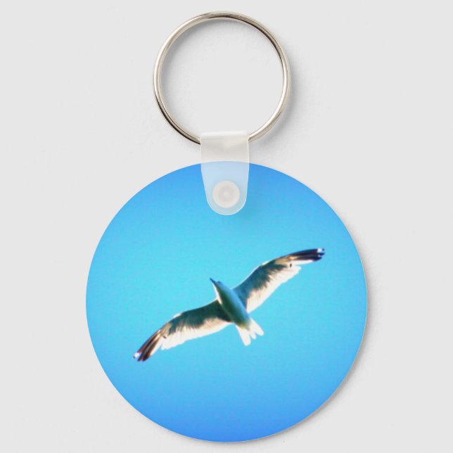 seagull flying keychain (Front)