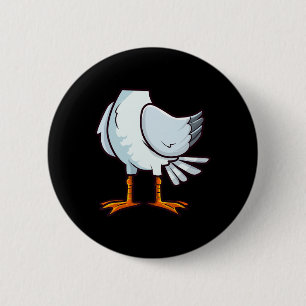 Seagull Fun Halloween Costume Party Cosplay Seabir 2 Inch Round Button
