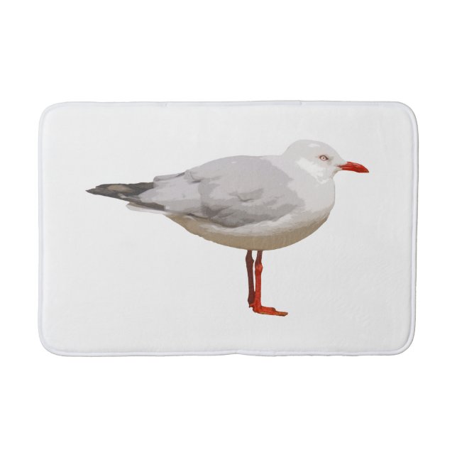 Seagull graphic design bath mat (Front)