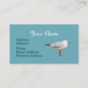 Seagull graphic design business card