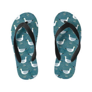 Seagull Green Kid's Flip Flops