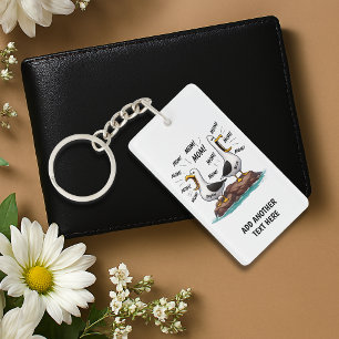 Seagull Mom Funny Personalized Keychain