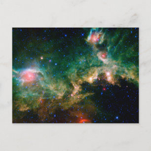 Seagull Nebula NASA Space Postcard