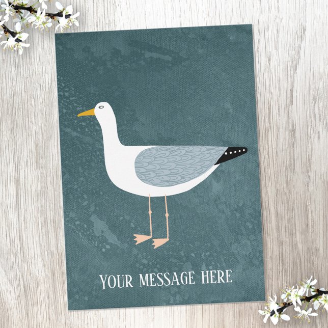 Seagull Personalized Flat Card (Creator Uploaded)