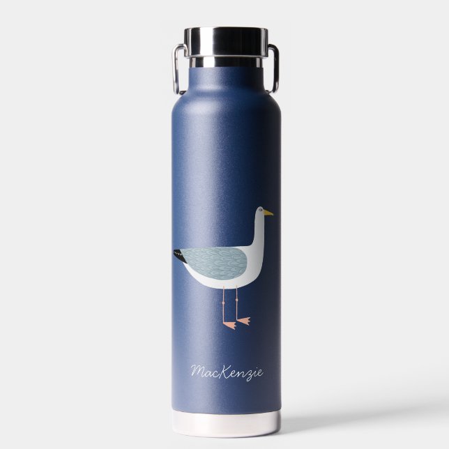 Seagull Personalized Water Bottle (Front)