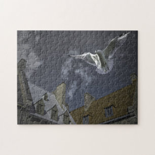 Seagull Place Royale Québec. Jigsaw Puzzle