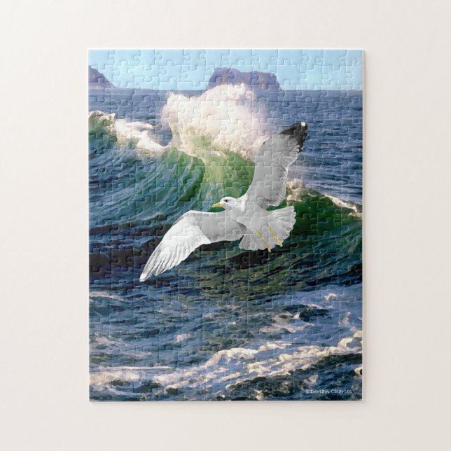"Seagull" Puzzle (Vertical)