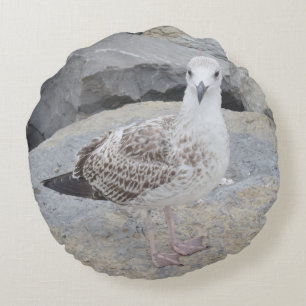 Seagull Round Pillow