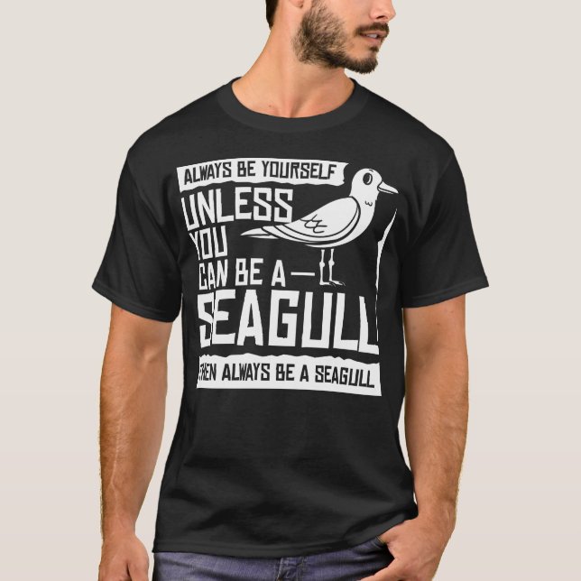 Seagull Seabird Gift Sea Gull Bird T-Shirt (Front)