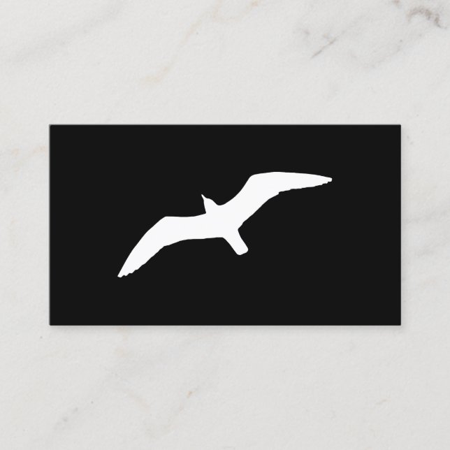 Seagull Shape Business Card (Front)