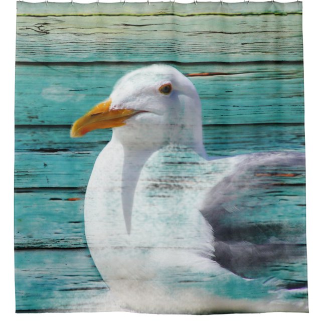 Seagull Shower Curtain (Front)