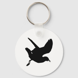 Seagull Silhouette Keychain