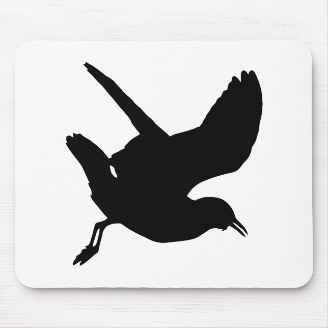 Seagull Silhouette Mouse Pad (Front)
