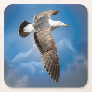 SEAGULL SQUARE PAPER COASTER