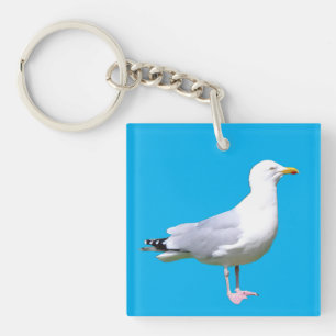 Seagull Standing Keychain