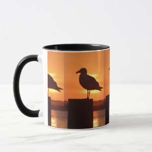 Seagull Sunset Mug