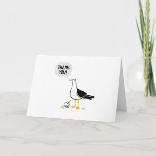 Seagull Thank You Card