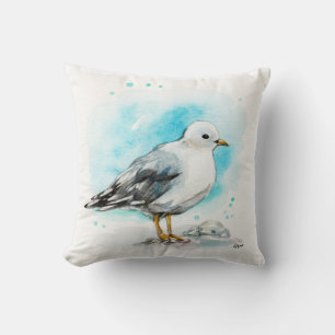 Seagull Throw Pillow