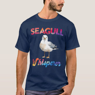 Seagull Whisperer Bird lover Sea Bird Seagulls vin T-Shirt