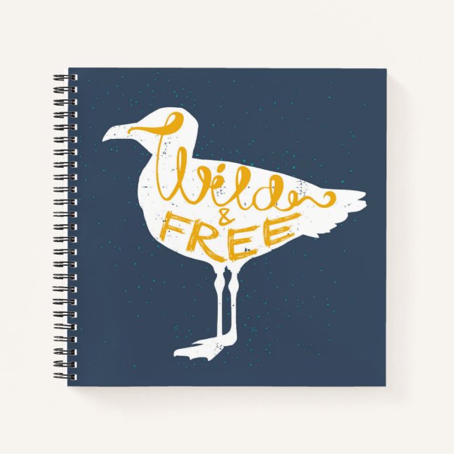 Seagull | Wild And Free Notebook (Front)