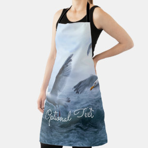 Seagulls Flight over the Sea Apron