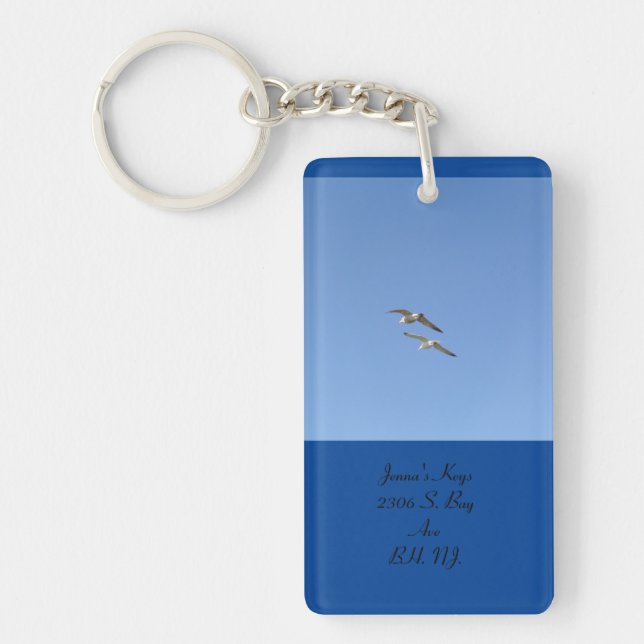 Seagulls Flying High - Keychain (Front)
