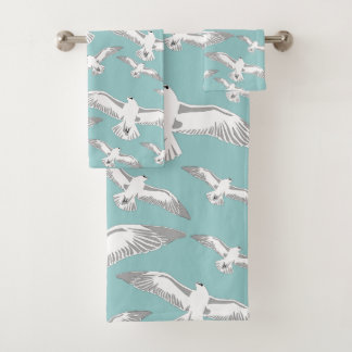 Seagulls Galore Bath Towel Set
