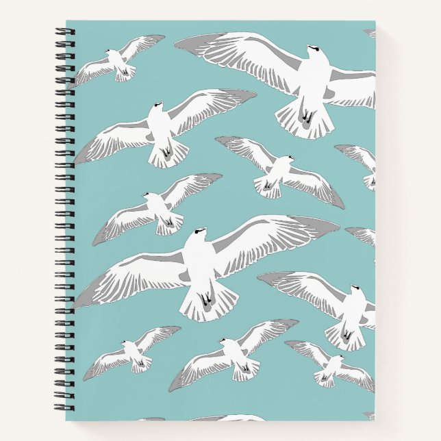 Seagulls Galore Notebook (Front)
