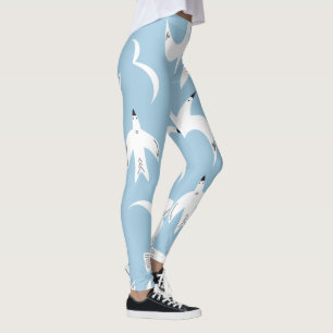 Seagulls in flight leggings
