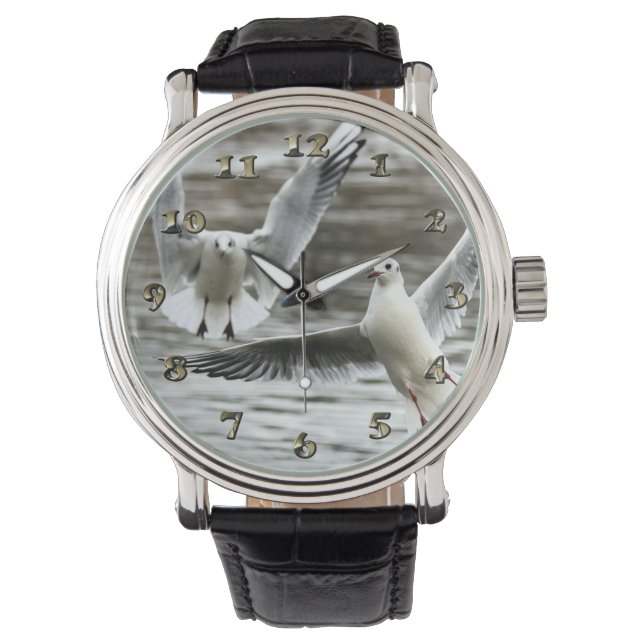 Seagulls in Flight Watch (Front)