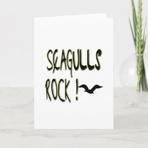 Seagulls Rock! Greeting Card