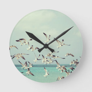 Seagulls Round Clock