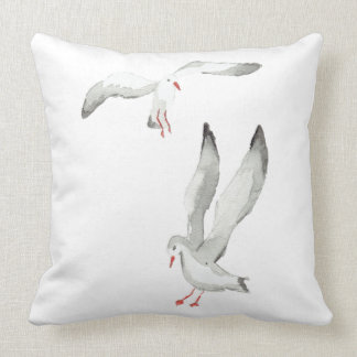 Seagulls Throw Pillow