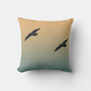 Seagulls Throw Pillow