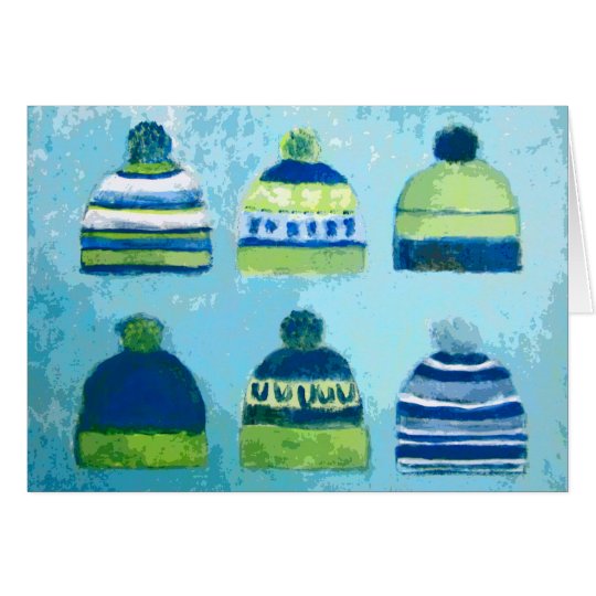 Seahawks Cap Greeting Card