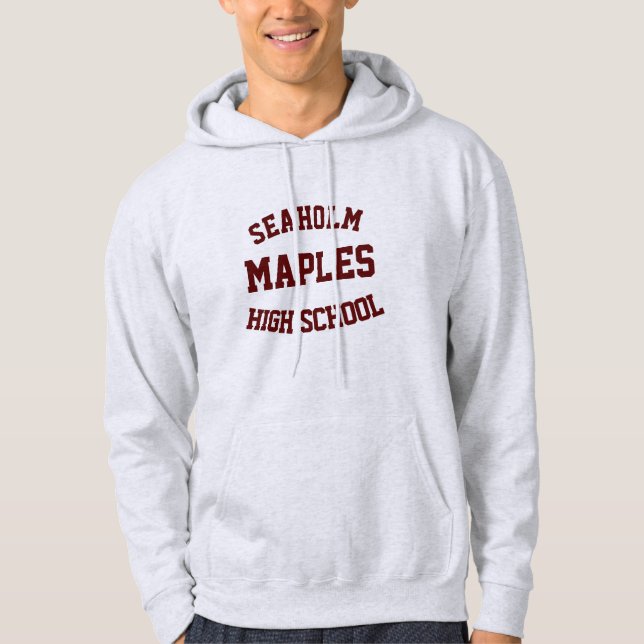 Seaholm High School Printed Hoodie (Front)