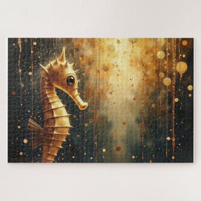 seahorse art jigsaw puzzle (Horizontal)