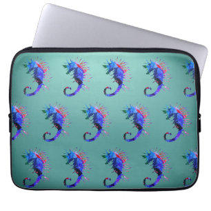 Seahorse Art Neoprene Laptop Sleeve 13"