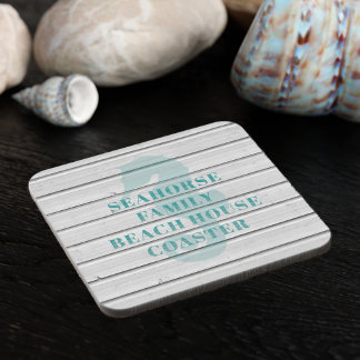 Seahorse Beach House Coasters - Set of 6