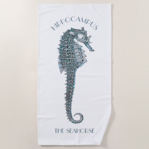 Seahorse Beach Towel