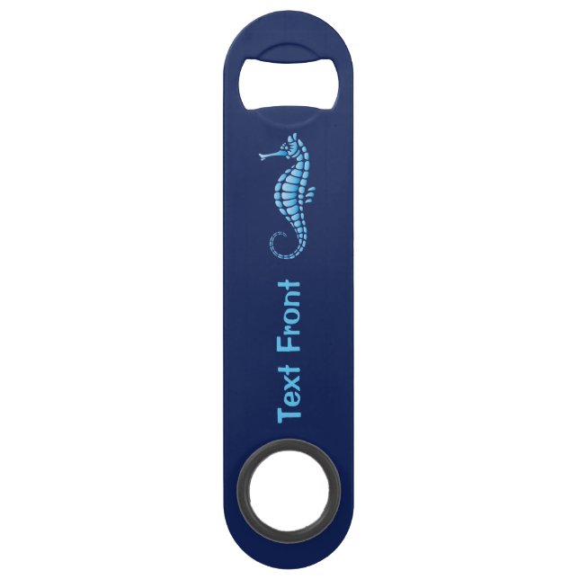 Seahorse Blue Bar Key (Front)